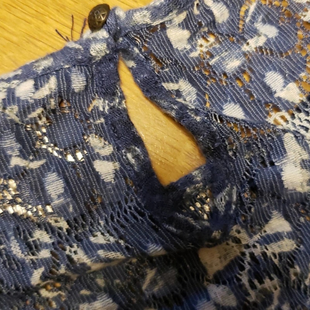 Lucky Brand boho babydoll top sz medium - Picture 5 of 5